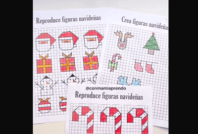 Reproduce figuras Navideñas