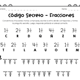Codigo Secreto fracciones-blog