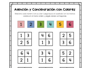 Atencion y Concentracion con Colores - woo1