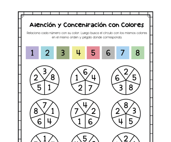 Atencion y Concentracion con Colores - woo2