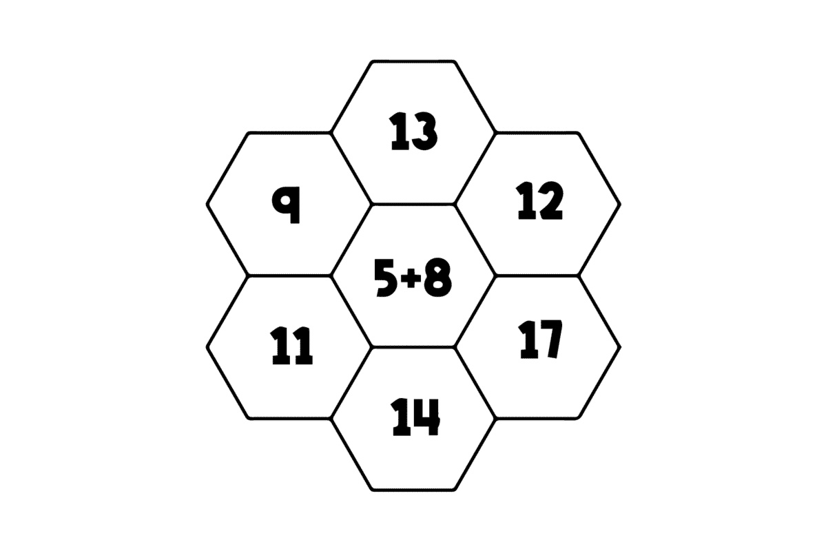 hexágonos foldable