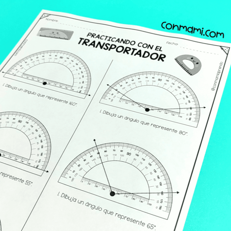 Ejercicios con transportador 4
