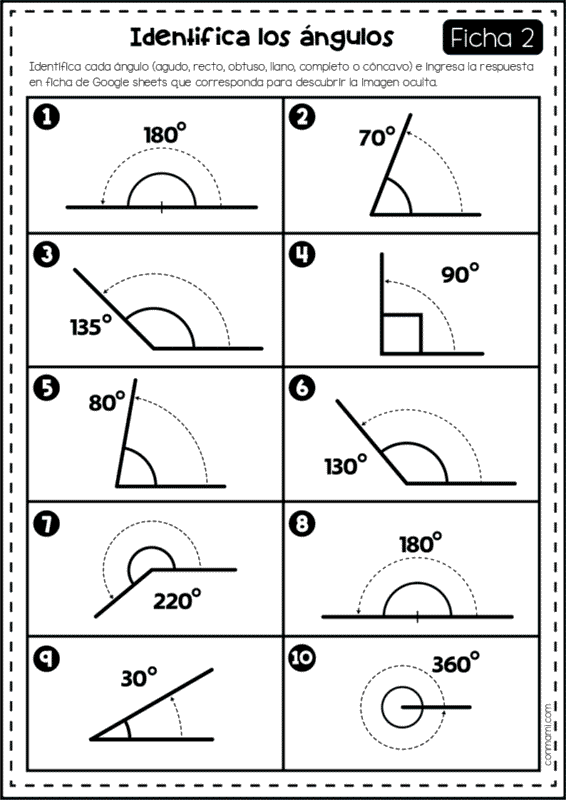 Identificando y midiendo angulos 1 - Impresa 1