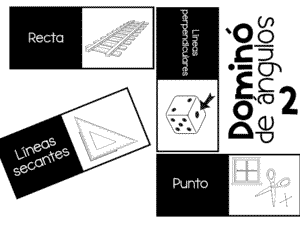 Domino Elementos Geometricos con Imagenes Color -- woo-06