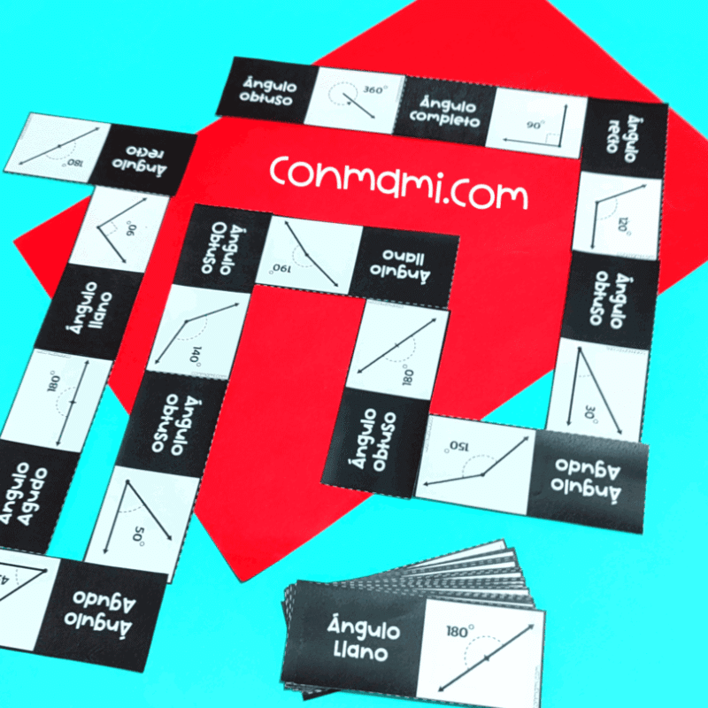 Domino de angulos con grados 3