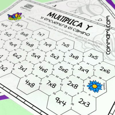 Cómo usar el juego de multiplicaciones - actividades para practicar las tablas de multiplicar paso a paso
