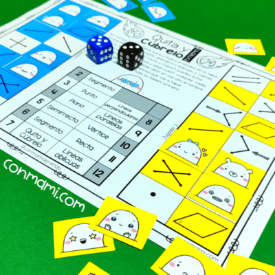 Beneficios de trabajar geometría lúdica con el juego Quita y Cúbrelo en primaria