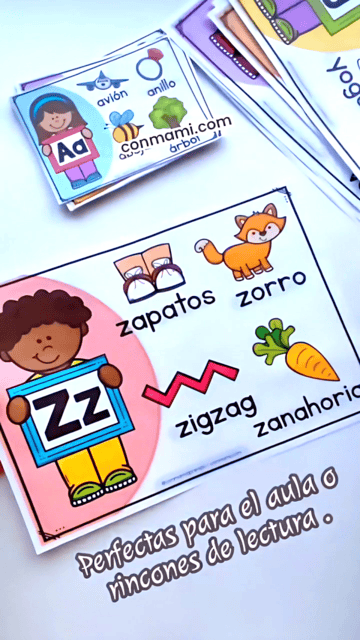 Abecedario para imprimir completo de la A a la Z con la letra Ñ incluida
