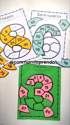 Cómo trabajar las series numéricas y múltiplos para primaria paso a paso
